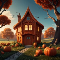 slightly ajar door and intricately designed windows, captured from a dramatic side angle