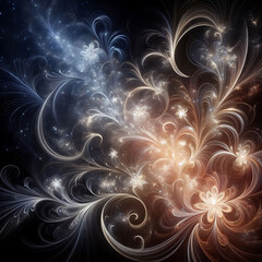 abstract background with lights