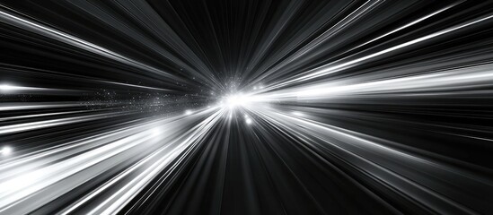 Abstract background featuring gray line speed technology