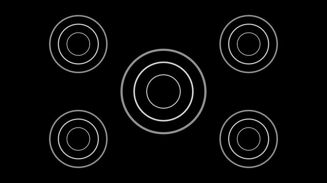 5 ster circel animation, ribbon, bubble Explosive Motion fireworks Modern and stylish for video decoration. Pop-up line and circel animation, firework, july,