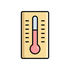 thermometer icon vector design template simple and clean