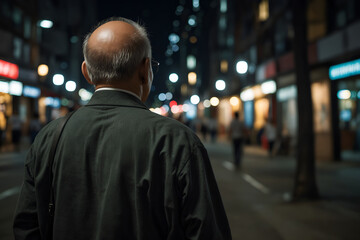 老人の深夜徘徊