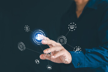 Human resource management, human resource management, internal human resource management, focusing on recruitment, training, conflict resolution and promoting effective organizational culture.