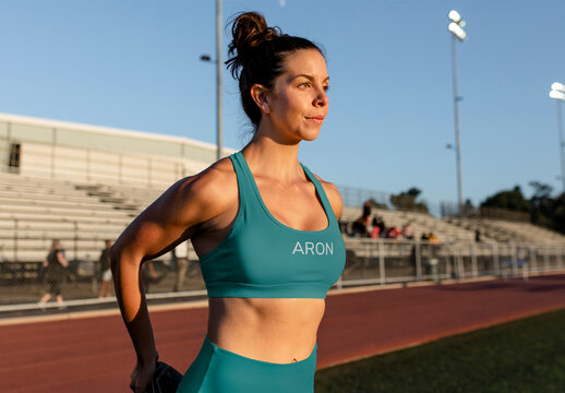 Apparel Women Sports Bra Mockup