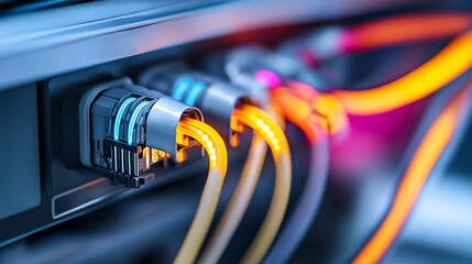 Detailed thermal image of electrical wiring inside a panel, showing temperature variations.