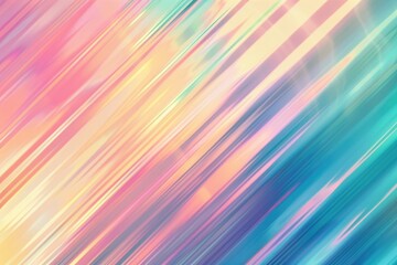 Colorful Gradients Blending Beautifully in a Soft, Dreamy Background With Rainbow Hues