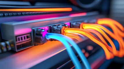 Detailed thermal image of electrical wiring inside a panel, showing temperature variations.
