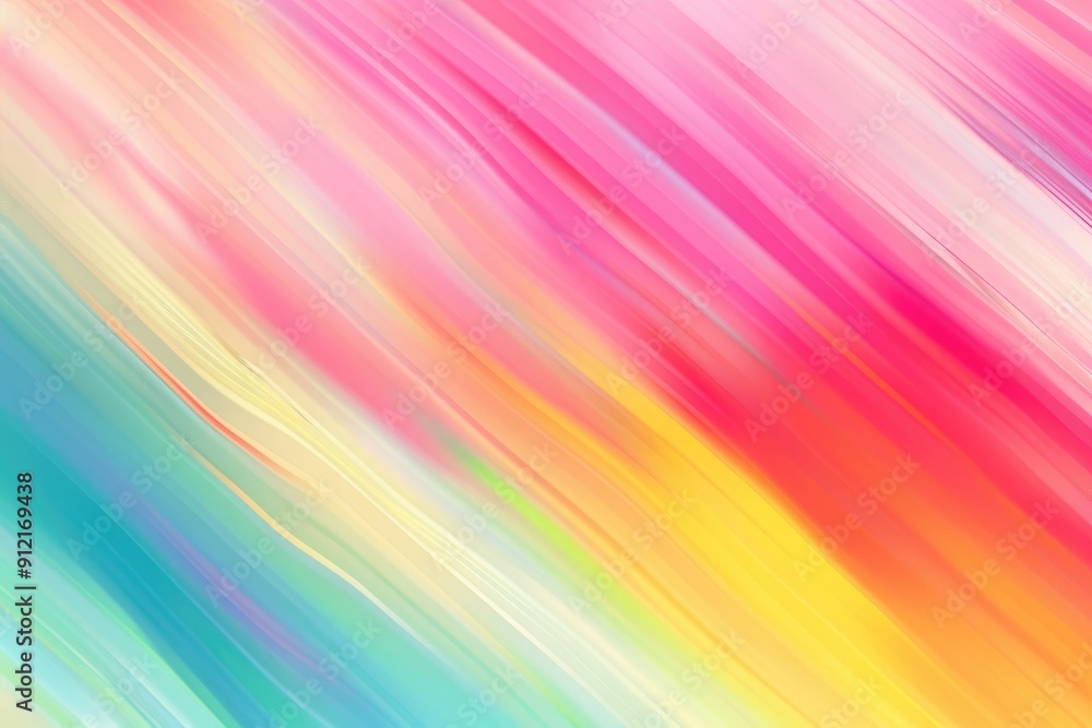 Poster vibrant colorful gradient background with blurred rainbow effect in soft light