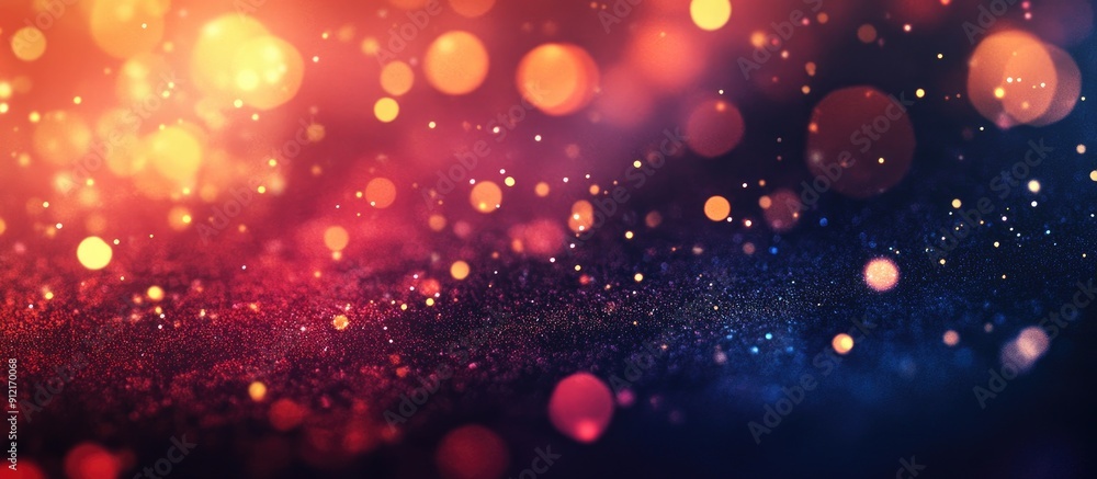 Poster cinematic abstract bokeh particle backgrounds for digital event trailers and concert openers