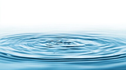 Obraz premium Soothing Blue Water Ripples Background