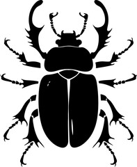 Beetle clipart desing illustration