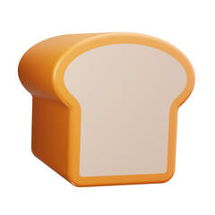 bread 3d render icons