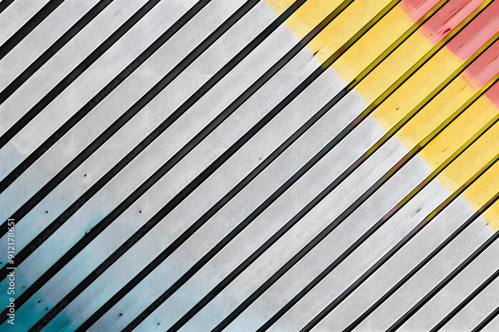 Poster digital illustration of parallel diagonal lines on clear background