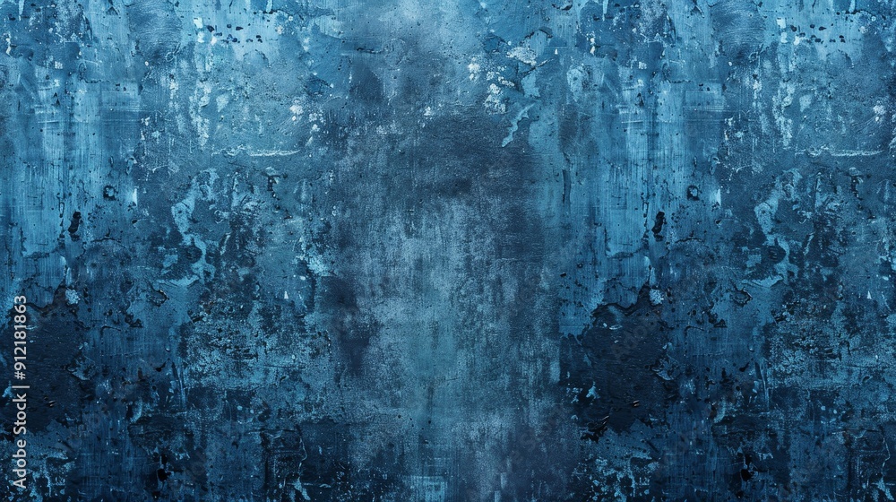 Poster abstract blue concrete texture background - this abstract blue concrete texture background symbolize