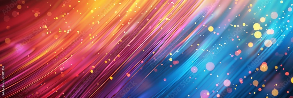 Aufkleber abstract colorful background with light streaks and bokeh - abstract background with diagonal light 