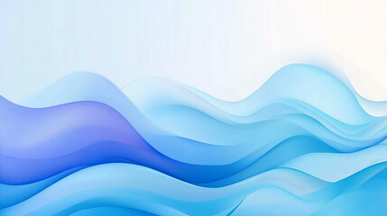 abstract light blue wave smooth background.	