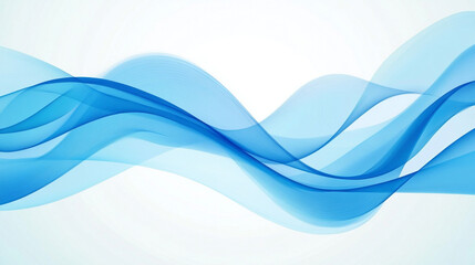 Fototapeta premium abstract light blue wave smooth background. 