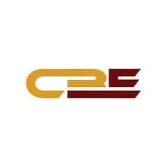 Initial CBE Geometric Simplicity Business Icon Technology Creative Design Logo