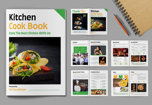 Cook Book Template Layout