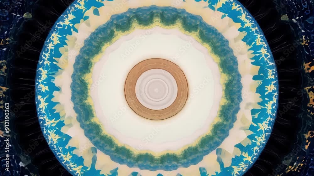 Aufkleber experience enchanting swirls of color and rhythm as intricate patterns come alive, captivating the s