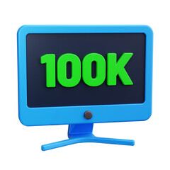 100k 3d render icons