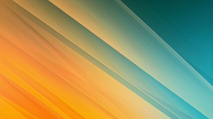 Fototapeta premium Abstract diagonal lines background in blue and orange.