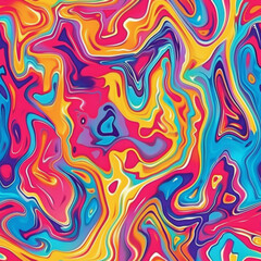 Obraz premium abstract psychedelic pattern