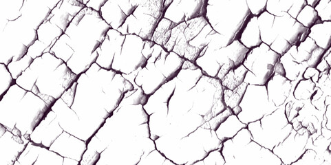 a brown and white drawing of a cracked wall set, texture of a bark grunge effect, two different vintage vector of cracked and dry land ground, The ground cracks, fissure isolated on transparent bg. 