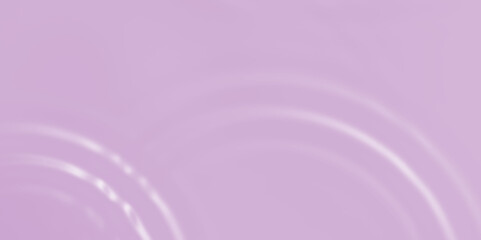 Closeup view of water with rippled surface on violet background. capturing the serene and refreshing essence of calm water. Sample of violet shower gel on purple background, closeup. 