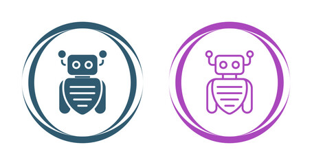 Robot Assistant Vector Icon