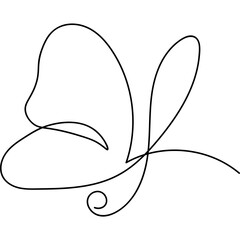 Monoline Butterfly
