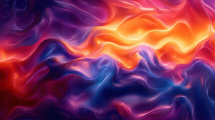 Obraz premium Fluid Glass Abstract Colorful Gradient