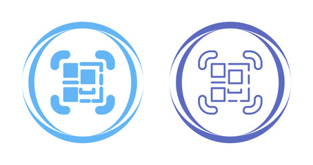 Obraz premium QR Code Scanner Vector Icon