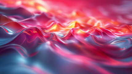 Fototapeta premium Fluid Glass Abstract Colorful Gradient