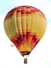 Hot Air Balloon Isolated on a White Background