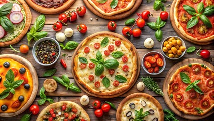 A Symphony of Flavors: A Culinary Journey Through the World of Pizza  AI Generated