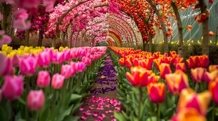 The most beautiful tulips in the Netherlands. Amazing! May all your wishes come true which is very beautiful