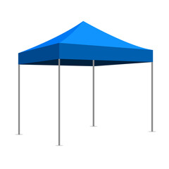 canopy tent flat vector illustration logo icon clipart © Wasantha