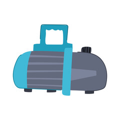 gauge vacuum pump cartoon. conditioning hvac, underwater install, compressor worker gauge vacuum pump sign. isolated symbol vector illustration