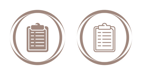 Clipboard with documents Vector Icon