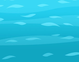 Cartoon ocean and sea coral reef animals of underwater kingdom swimming diving wit illustration for kids