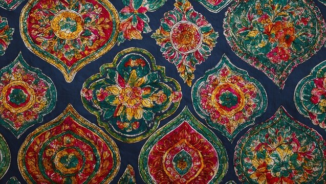 example of a batik cloth image for clothing design