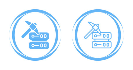 Data Mining Vector Icon