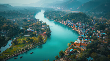 the beautiful view of ganga river © PRASANNAPIX