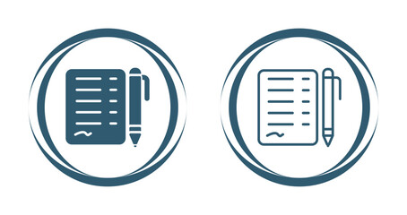 Document Signed Vector Icon