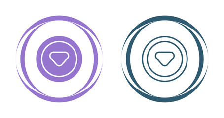 Caret Down Vector Icon