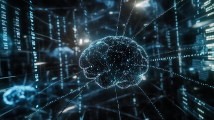 Neural Network Visual with Interconnected Code Resembling Brain Pathways

