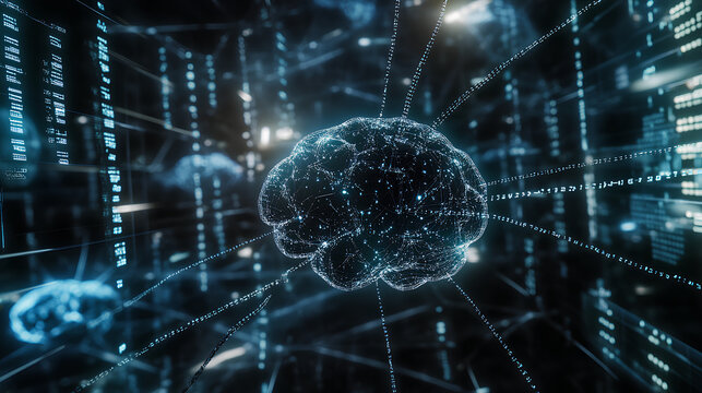 Neural Network Visual with Interconnected Code Resembling Brain Pathways

