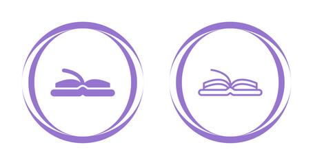 Reading Book Vector Icon