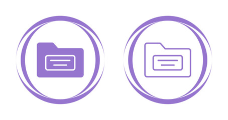 File Folder Vector Icon